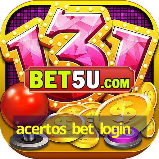 acertos bet login