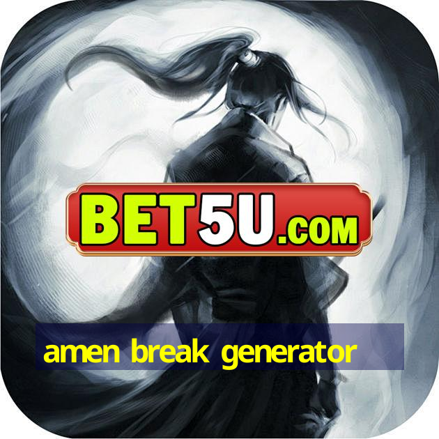 amen break generator