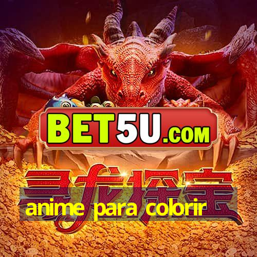 anime para colorir