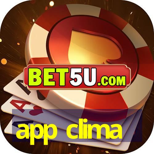 app clima