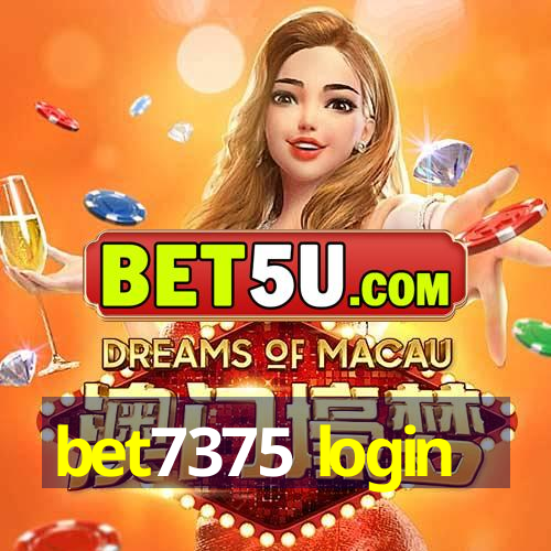 bet7375 login