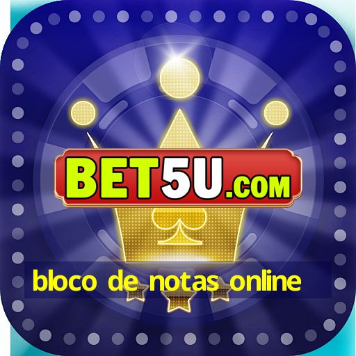 bloco de notas online