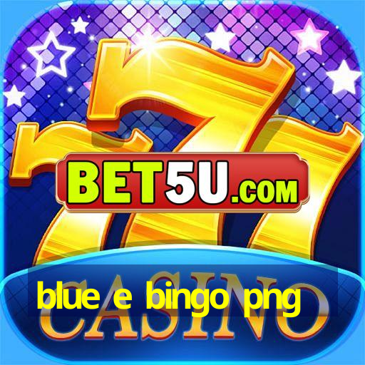 blue e bingo png