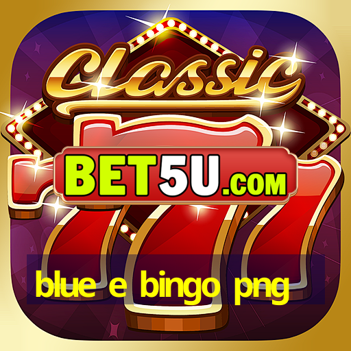 blue e bingo png