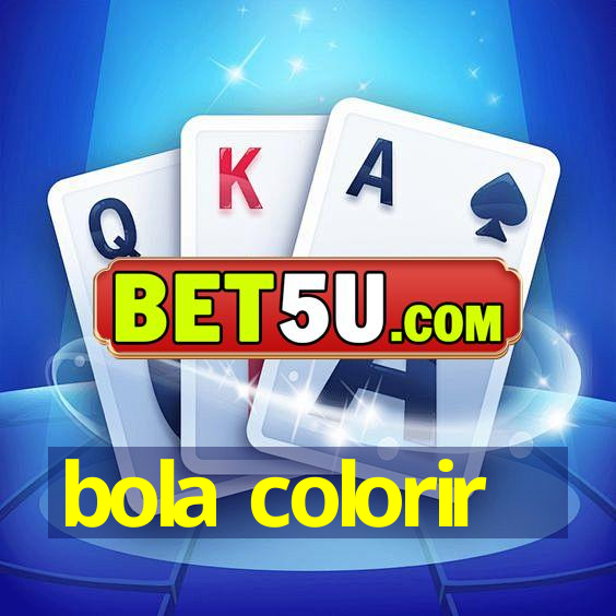 bola colorir