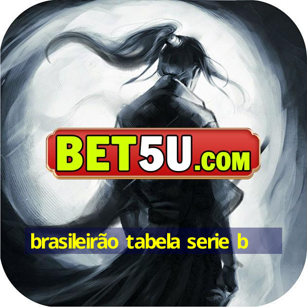 brasileirão tabela serie b