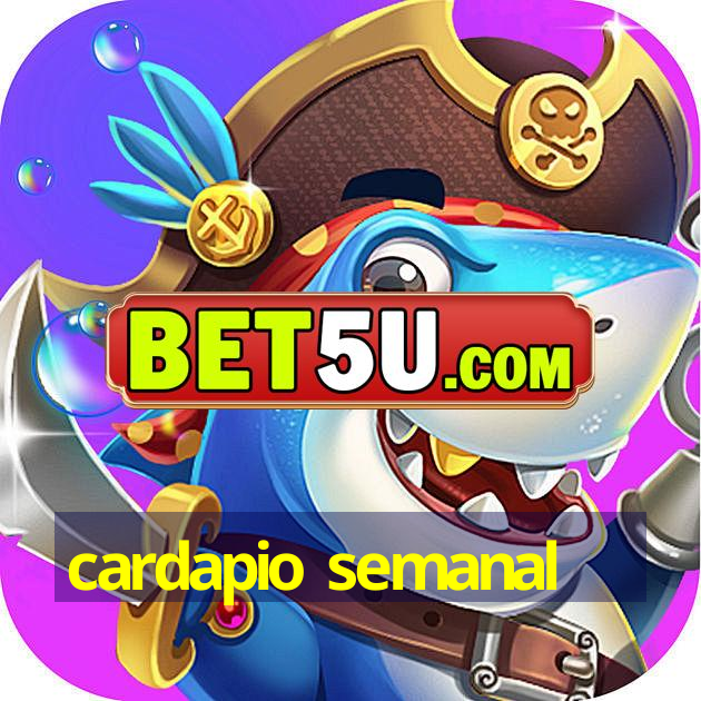 cardapio semanal