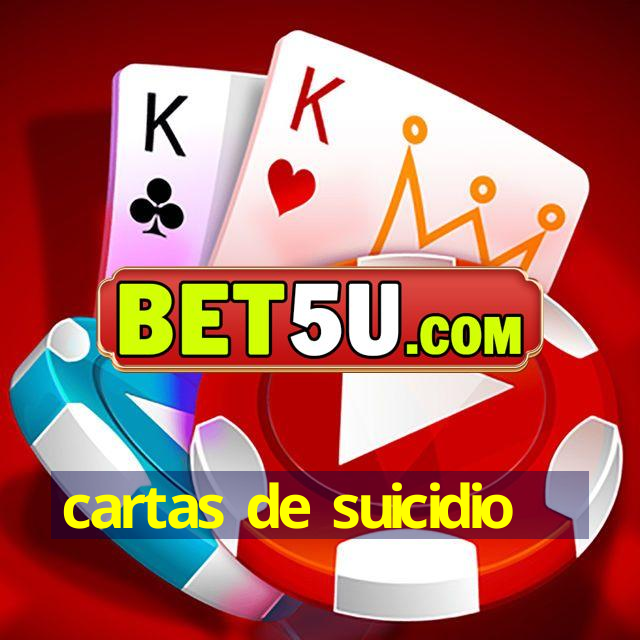 cartas de suicidio