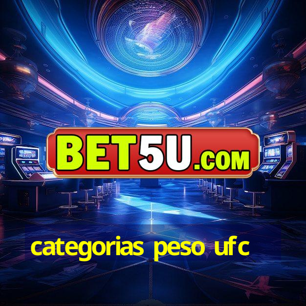 categorias peso ufc