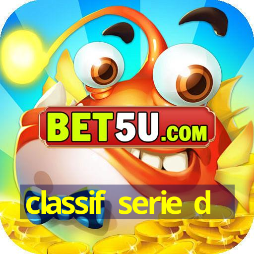 classif serie d