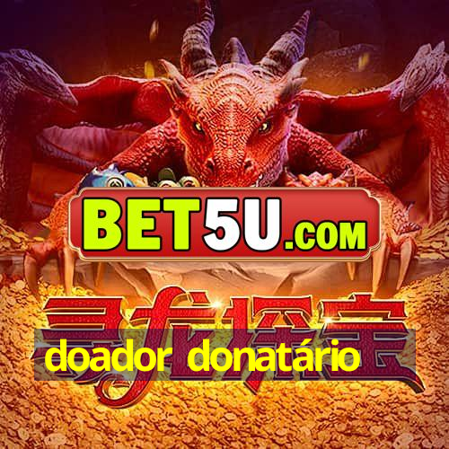 doador donatário