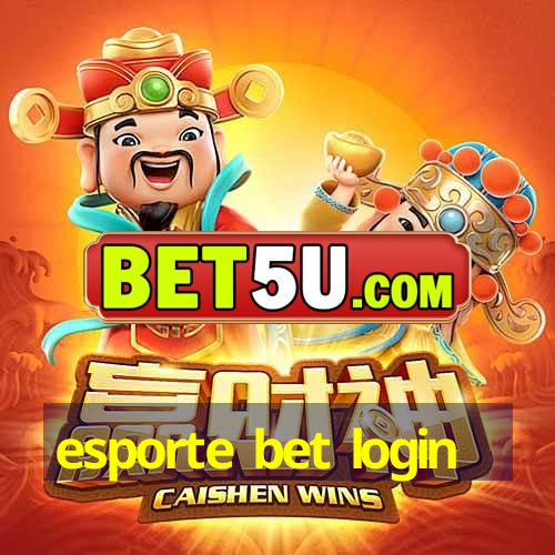 esporte bet login