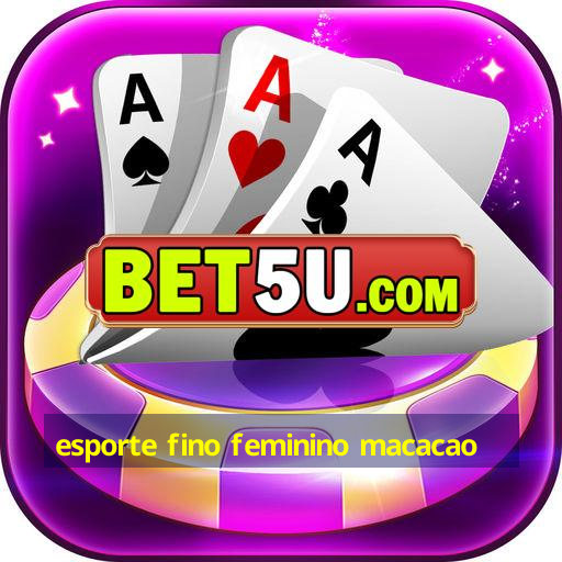 esporte fino feminino macacao