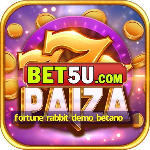 fortune rabbit demo betano