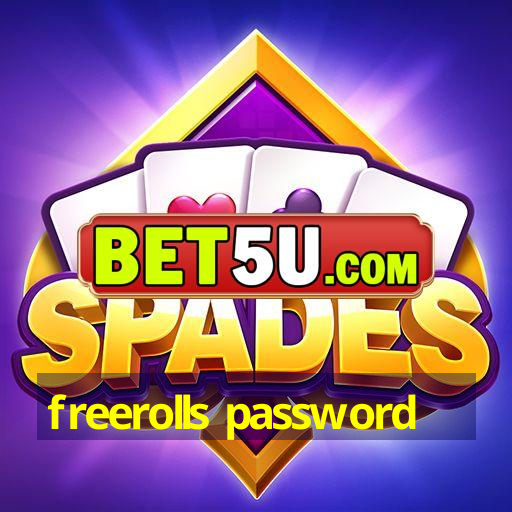 freerolls password