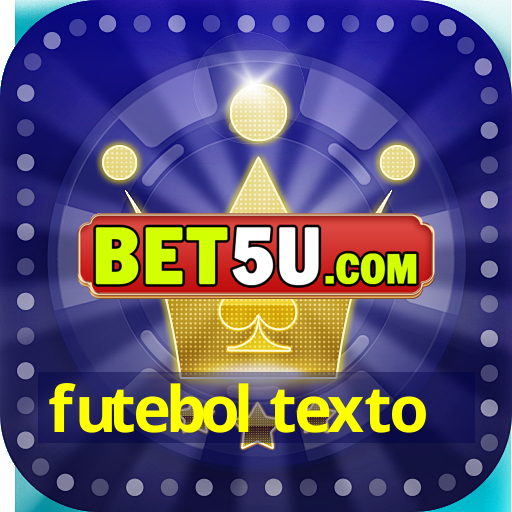 futebol texto