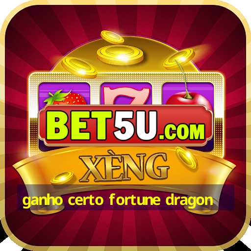 ganho certo fortune dragon