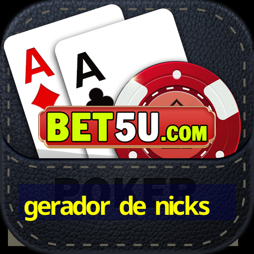 gerador de nicks