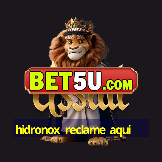 hidronox reclame aqui