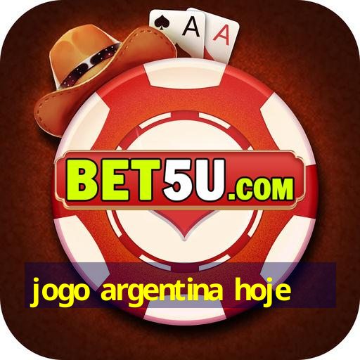 jogo argentina hoje