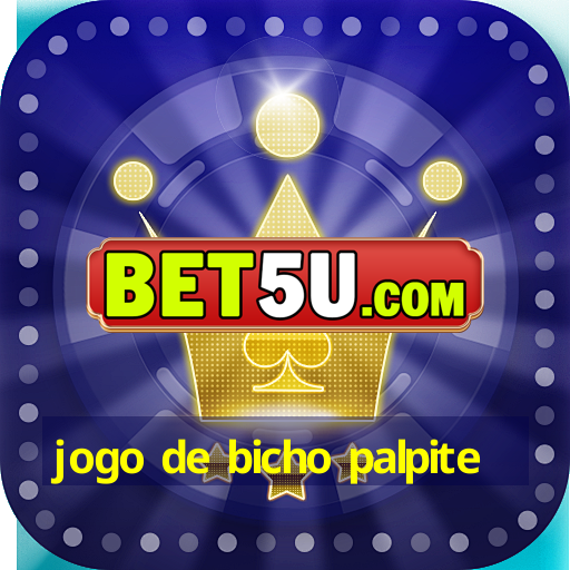 jogo de bicho palpite