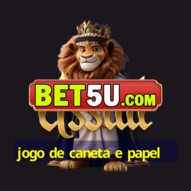 jogo de caneta e papel