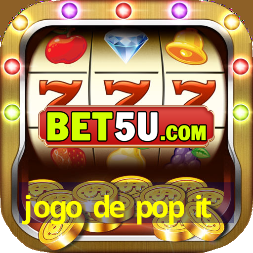 jogo de pop it