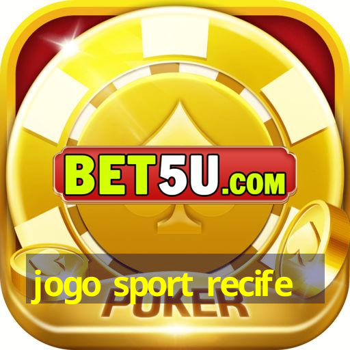 jogo sport recife