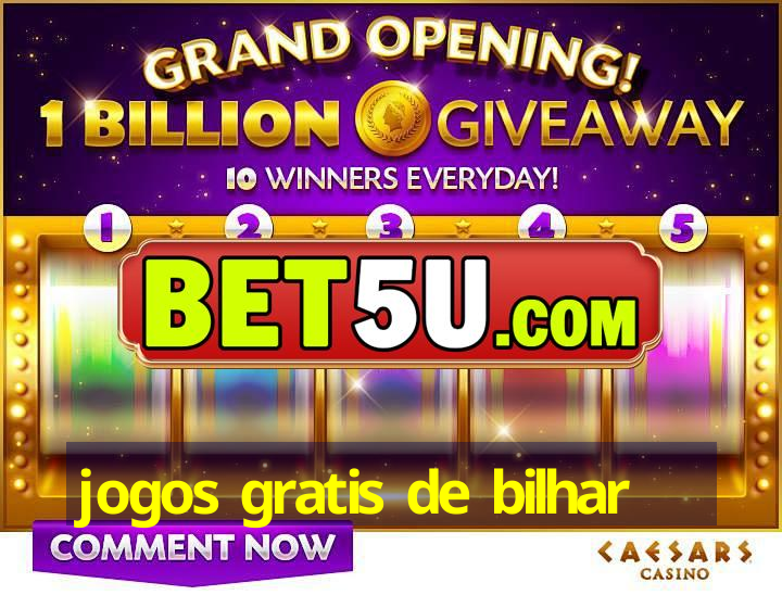 jogos gratis de bilhar