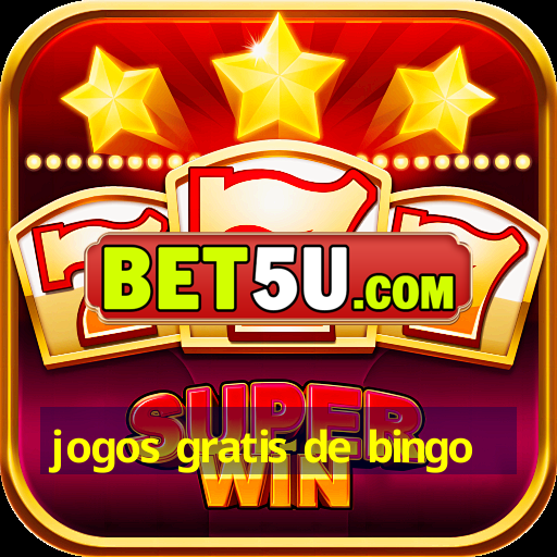 jogos gratis de bingo