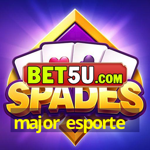 major esporte