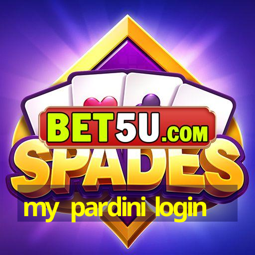 my pardini login