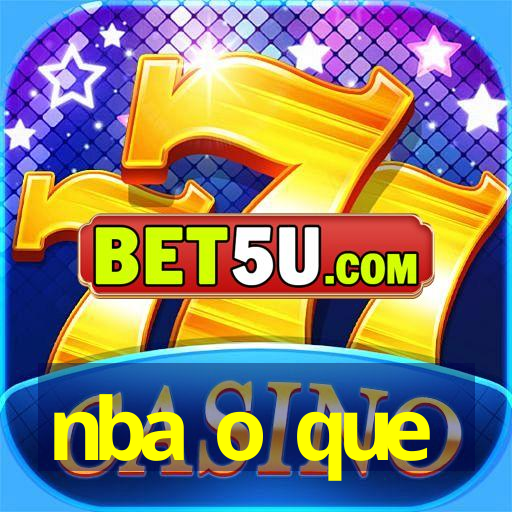 nba o que