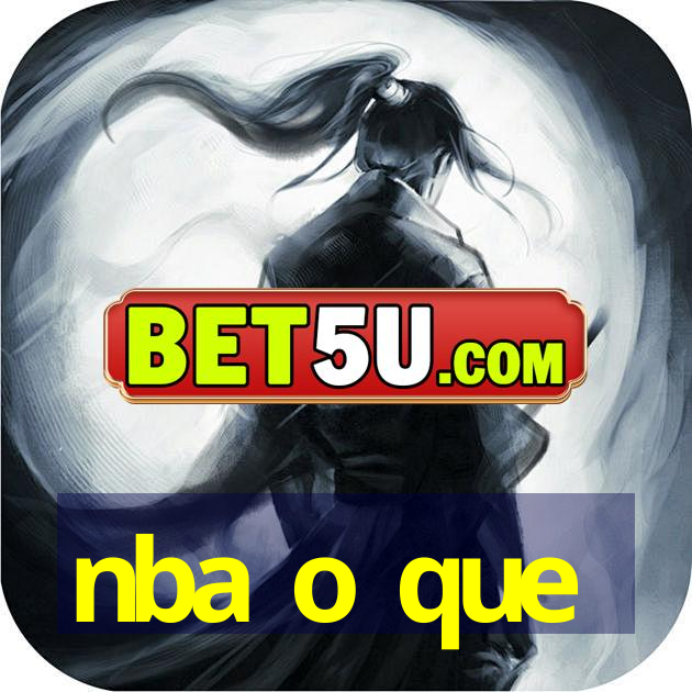 nba o que