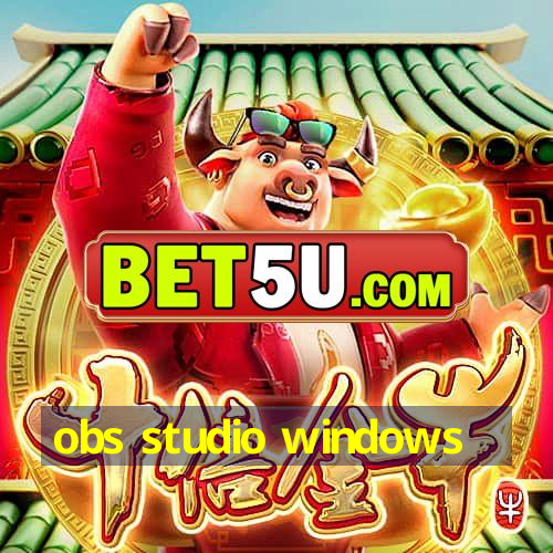 obs studio windows