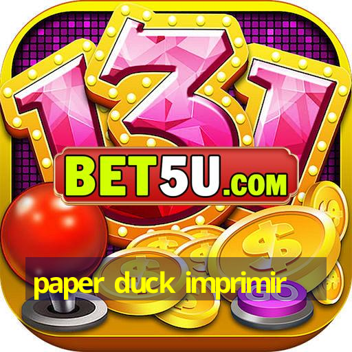 paper duck imprimir