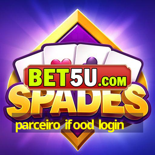 parceiro ifood login