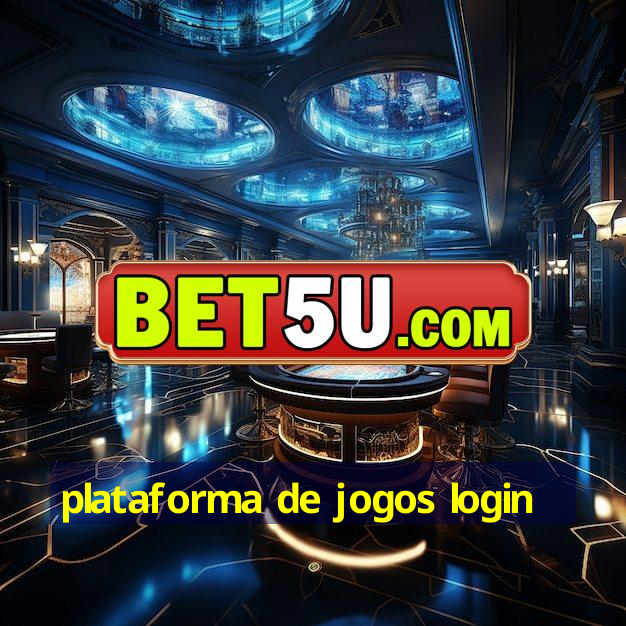 plataforma de jogos login