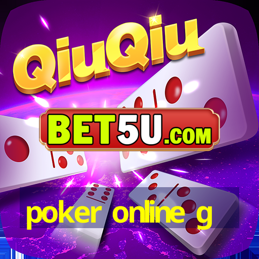 poker online g