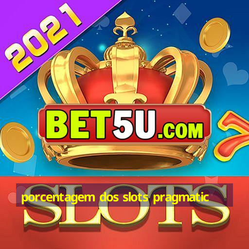 porcentagem dos slots pragmatic