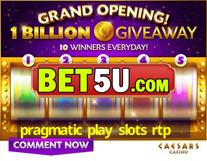 pragmatic play slots rtp