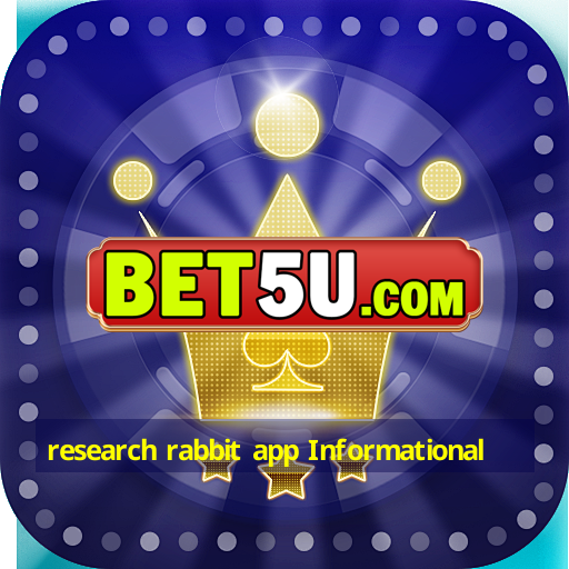 research rabbit app Informational