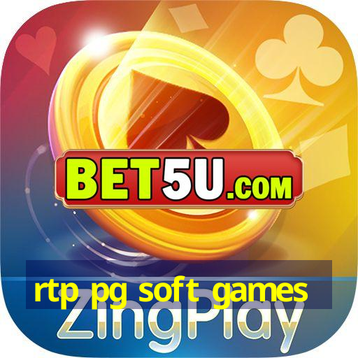 rtp pg soft games