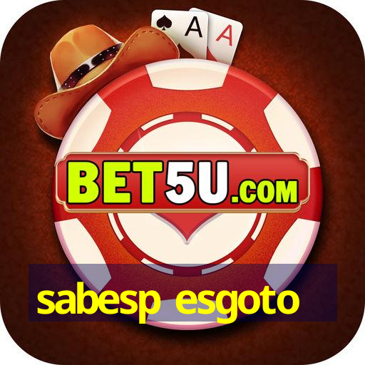 sabesp esgoto