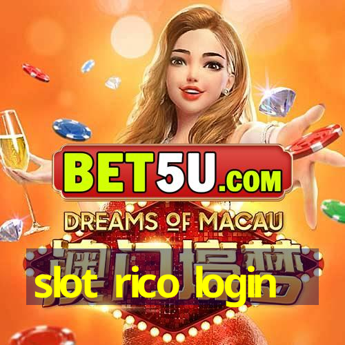 slot rico login