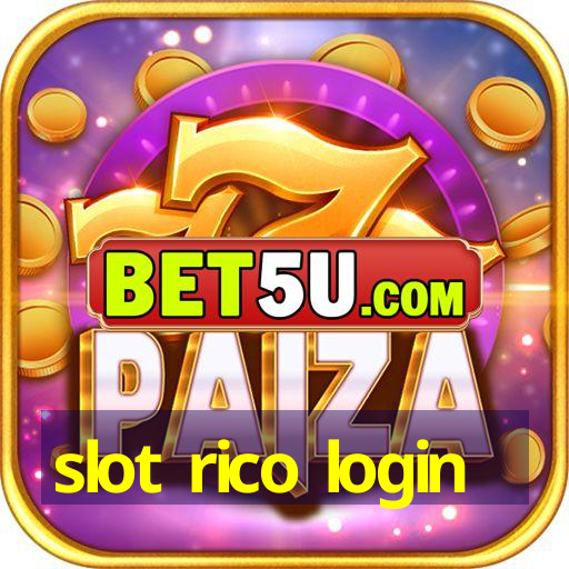 slot rico login