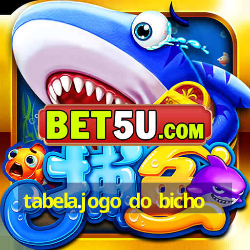 tabela.jogo do bicho