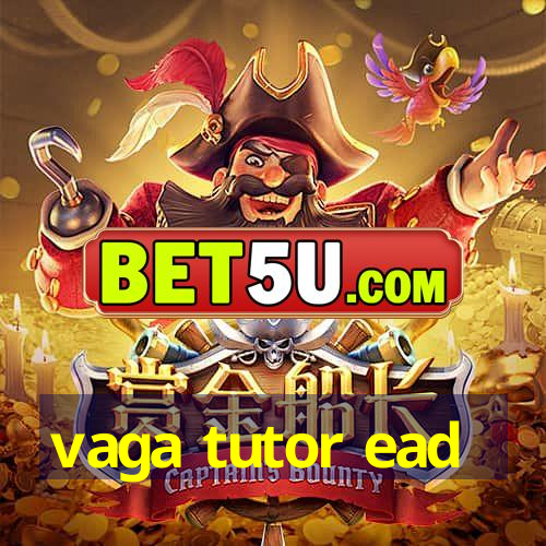 vaga tutor ead