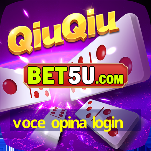 voce opina login