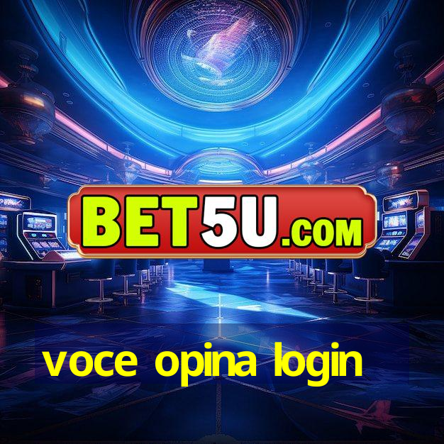 voce opina login